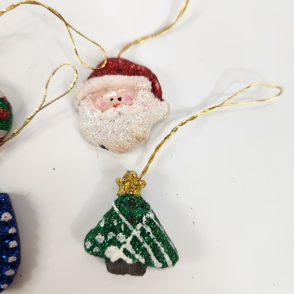 Kurt Adler Petite Treasures Resin Miniature Holiday Christmas Ornaments 8 Pc - Picture 3 of 9
